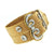 Filippini Diamond Mesh Two Color Gold Buckle Bracelet