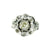 Art Deco Diamond Gold Cluster Ring