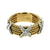 Rope Design Diamond Gold Band Ring tiffany