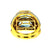 Iconic Bulgari Aquamarine Diamond Two-Color Gold Double Ring
