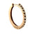 Gold Diamond Hoop Earrings