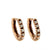Gold Diamond  mini Hoop Earrings