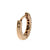 Gold Diamond baby Hoop Earrings