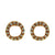 Rose Gold Circle Earrings