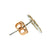 Rose Gold Circle Earrings