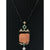 Hand-Carved Mediterranean Coral Onyx Diamond Gold Pendant