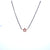 Design Rose Star Diamond Black Gold Necklace