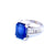 GIA Certified 6.59 Carat Sapphire Diamond Gold Ring