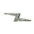 Lightning Bolt Gold Diamond Earring