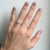 Rope Motif Diamond Gold Band Ring