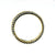 Rope Design Diamond Gold Band Ring