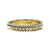 Rope Design Diamond Gold Band Ring