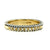 Rope Design Diamond Gold Band Ring